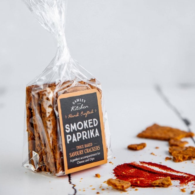 Sawley Kitchen Smoked Paprika Savoury Crackers