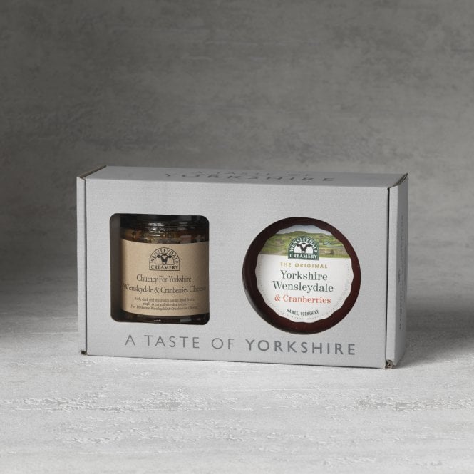 Yorkshire Wensleydale & Cranberries and Chutney Gift Set