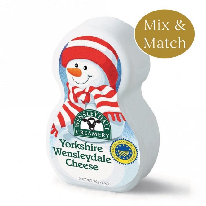 Yorkshire Wensleydale Snowman (90g)